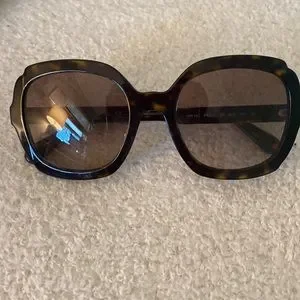 Prada | Accessories | Prada 52mm Geometric Sunglasses Brown  display picture 1